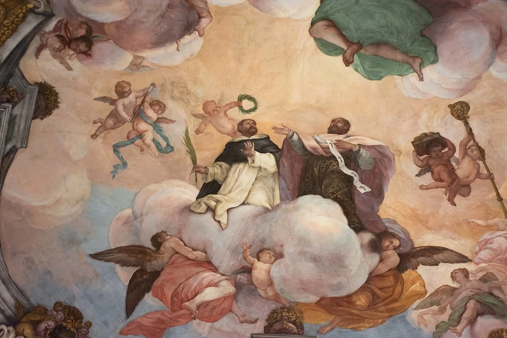 Affreschi nella chiesa di San Nicola e San Pietro martiri, Valencia - dettaglio 6